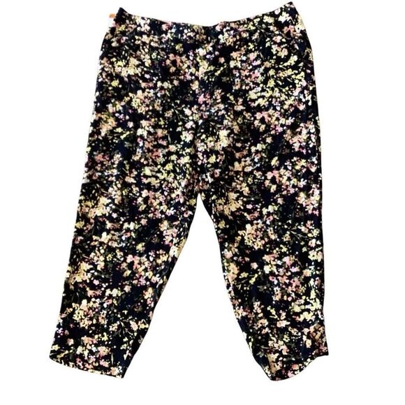 NWT Jessica Simpson Women’s Pull On Floral Ankle Pant Cameren XXL - Picture 2 of 5